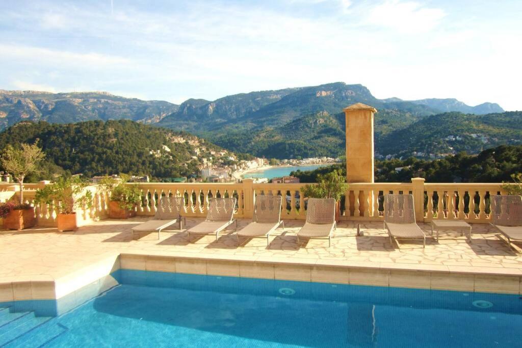 Appartement Apartamento Gran Terraza Privada Y Vistas Al Mar à Puerto de Sóller Extérieur photo